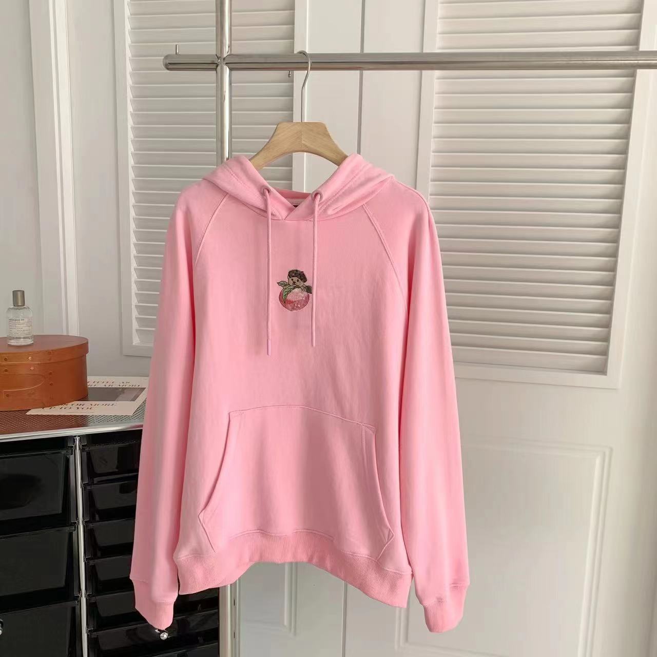 【tops】プリントフーディー M21426