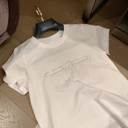 【Tops】キラキラ輝くパーティーTシャツ T01782