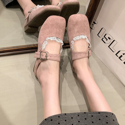 【Shoes】レース切り替えビルケンシュトック T01640