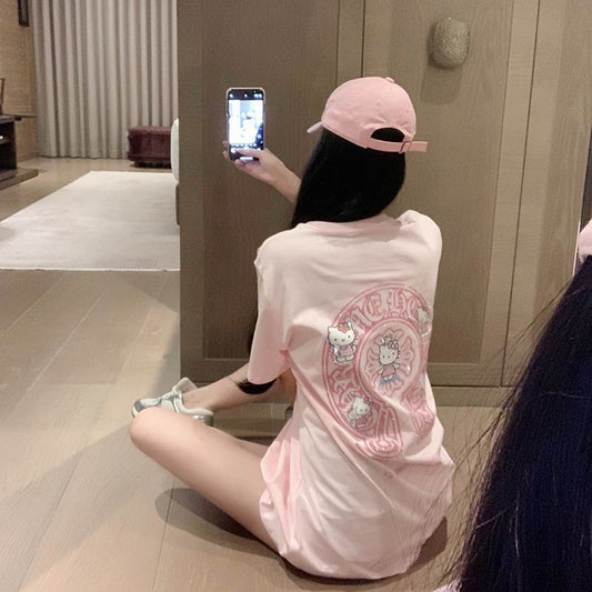 【Tops】キャラクターTシャツ T01633