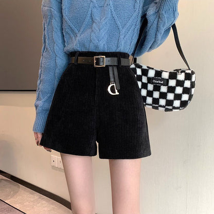【Bottoms】ベルト付きショートパンツ　Z7965