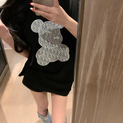 【Tops】ホットダイヤモンドTシャツ T01629