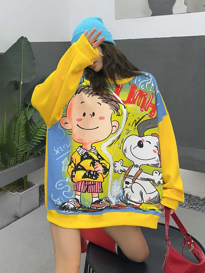 【Tops】キャラクタープリントプルオーバー　Ｗ13995