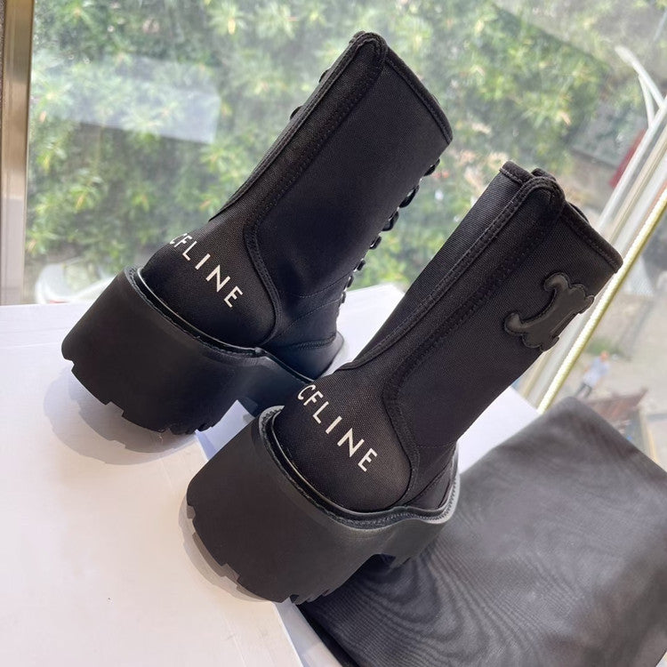 【Shoes】気質エンジニアブーツ　W14680