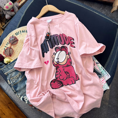 【Tops】プリントＴシャツ    W12399