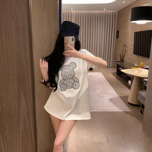 【Tops】ホットダイヤモンドTシャツ T01629