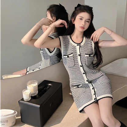 【Dress】ニットワンピース　Ｗ12079