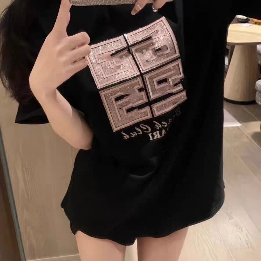 【Tops】キラキラTシャツ T01626
