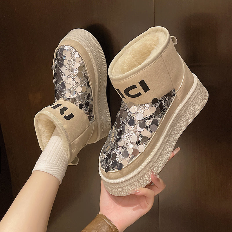 【Shoes】3色選択可ショートブーツ　 Ｗ14721