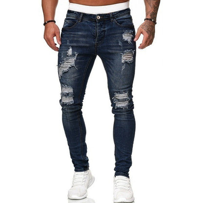 【Mens】破れたジーンズ T01047