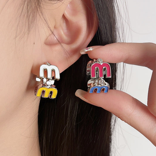 【雑貨】カーラーピアス T0778