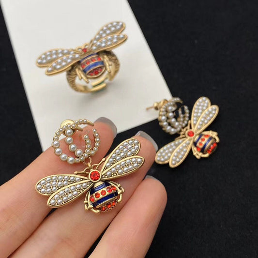 【雑貨】デザインピアス／指輪 T0790