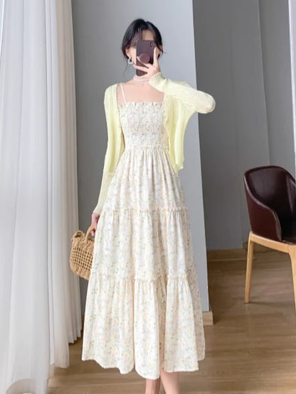 【Dress】花柄ワンピース T0616