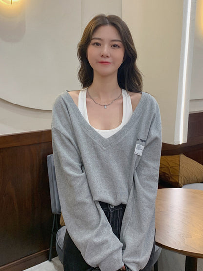 【Tops】フェイクツーピーストップス T01013