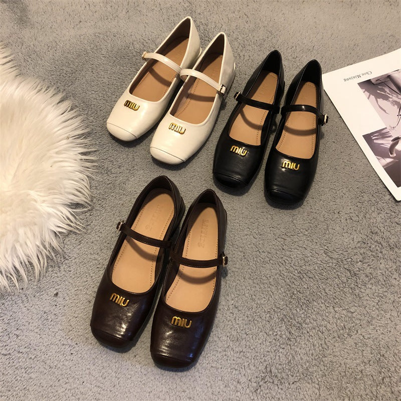 【Shoes】3色展開～フラットシューズ T0842