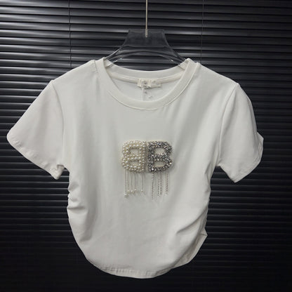 【Tops】タイトTシャツ T0688