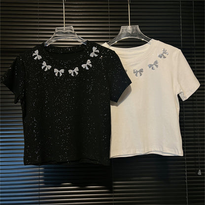 【Tops】キラキラTシャツ T0690