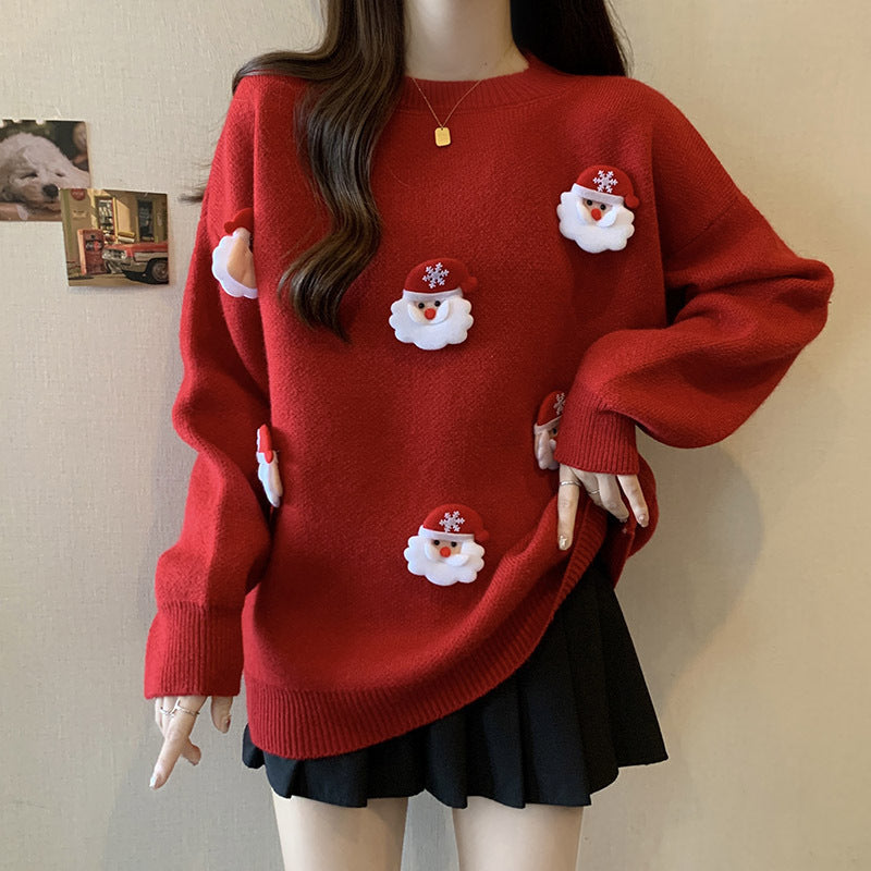 【Tops】クリスマスセーター T01122