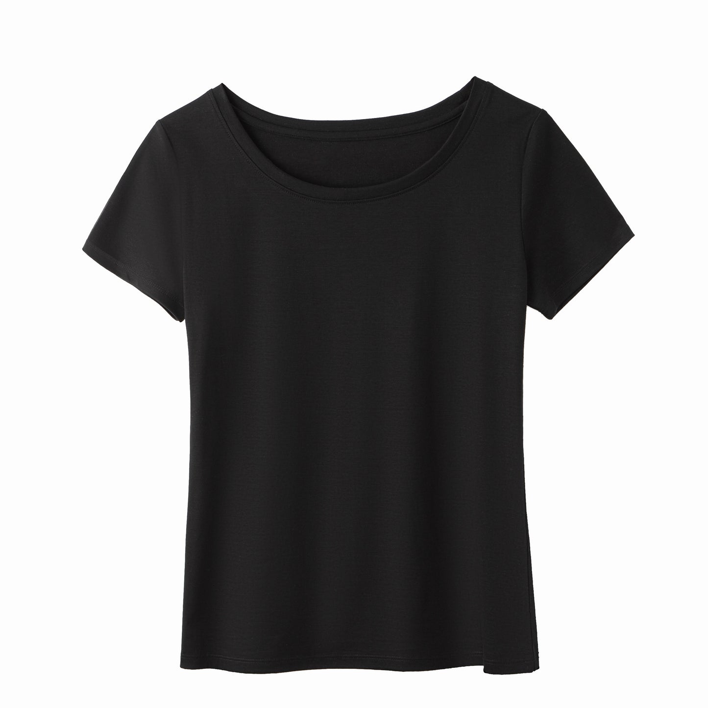 【Tops】マーセライズドコットンTシャツ T01657