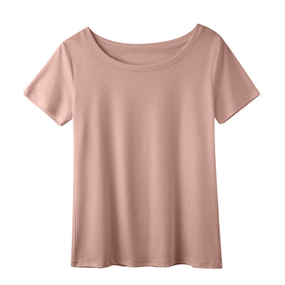 【Tops】マーセライズドコットンTシャツ T01657