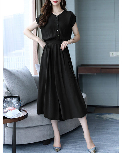 【Dress】新作アイテム～4色展開シンプルシャツワンピース　W7299