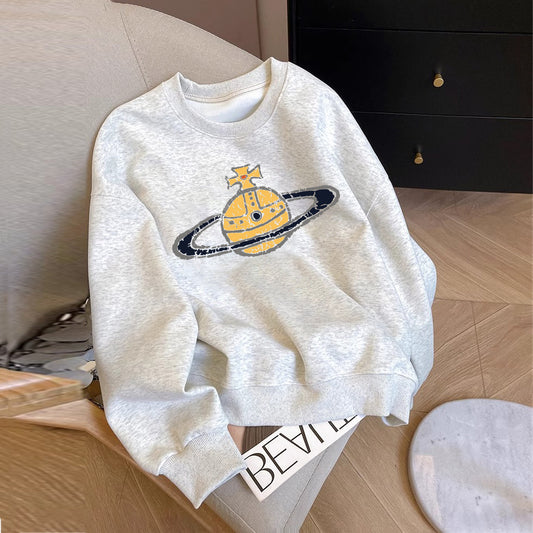 【Tops】プリントプルオーバー   W13515
