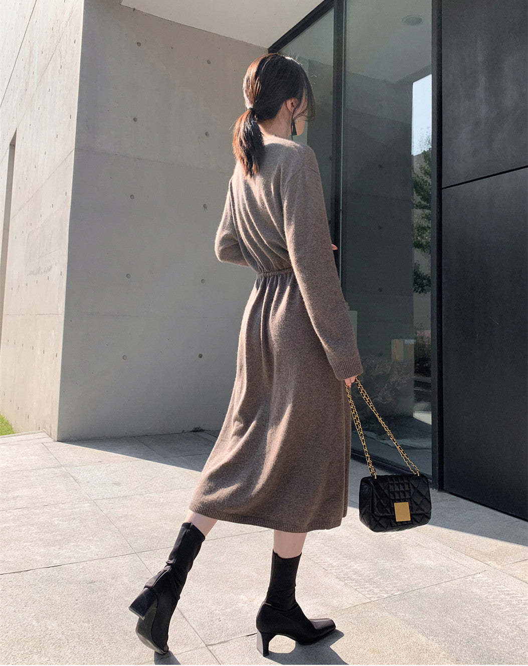 【Dress】オフィス通勤ワンピース　W14150