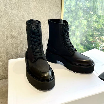 【Shoes】気質エンジニアブーツ　W14680