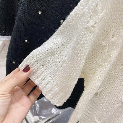 【Tops】半袖ニット　Ｗ11968