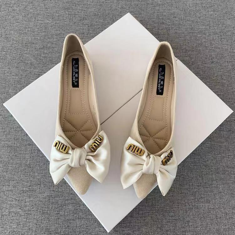 【Shoes】フェミニン春秋フラットシューズ T01426