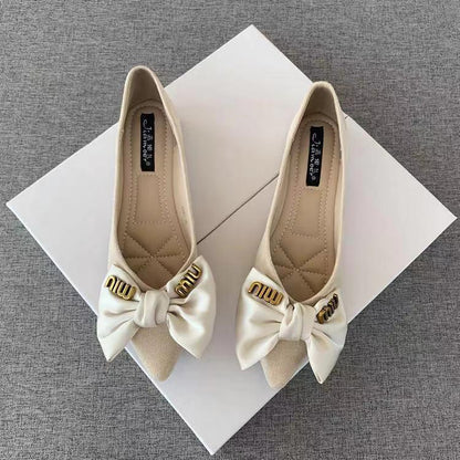 【Shoes】フェミニン春秋フラットシューズ T01426