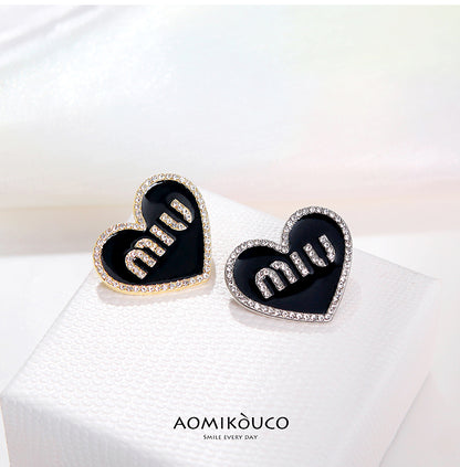 【雑貨】ハート♡ダイヤモンドブローチ   W13379