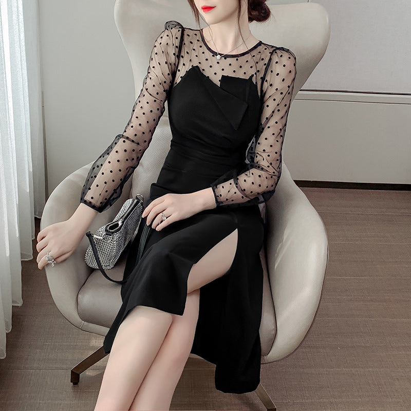 【Dress】2色展開フェミニンワンピース　Z8213
