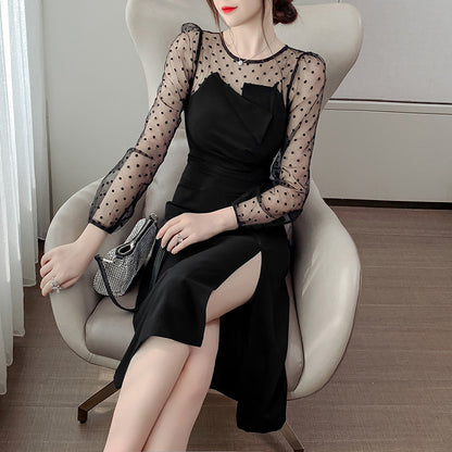 【Dress】2色展開フェミニンワンピース　Z8213