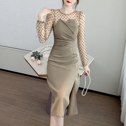 【Dress】2色展開フェミニンワンピース　Z8213
