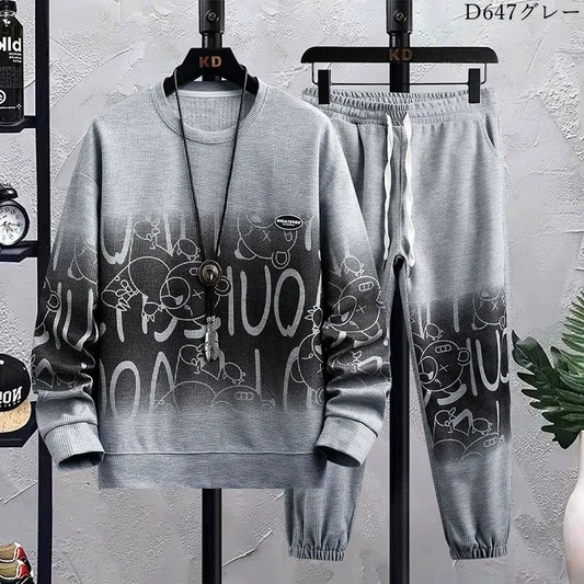 【Mens】パーカー+ パンツ　メンズセット　Z7143
