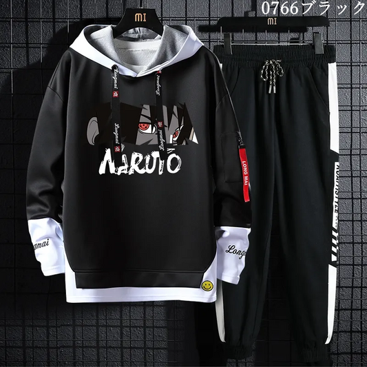 【Mens】プリントセット　パーカー + パンツ　Z7148