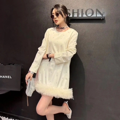 【Dress】3色展開フェミニンワンピース　Z7780