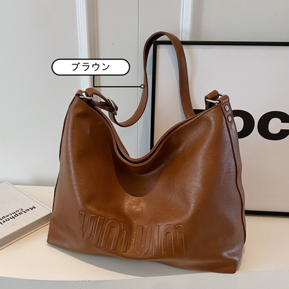 【雑貨】PU大容量トートバッグ　Z7795