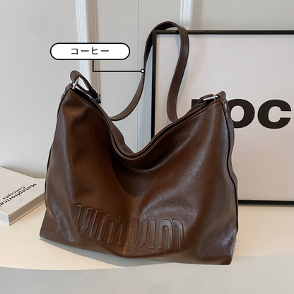 【雑貨】PU大容量トートバッグ　Z7795