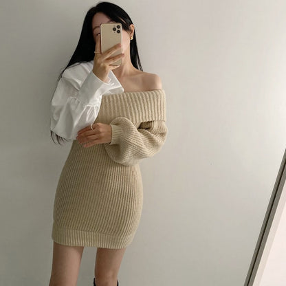 【Dress】切替きれいめワンピース　Z7833
