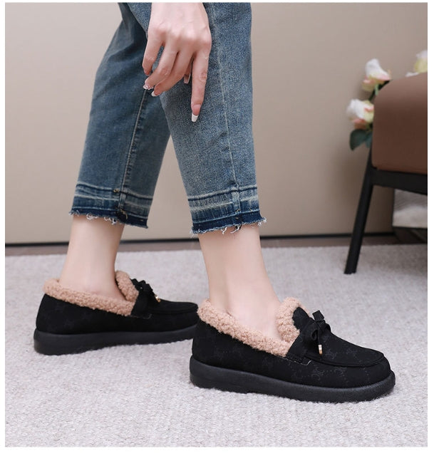 【Shoes】2色選択可フラットシューズ    W14197