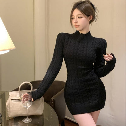 【Dress】バックレース人気ワンピース　Z7878