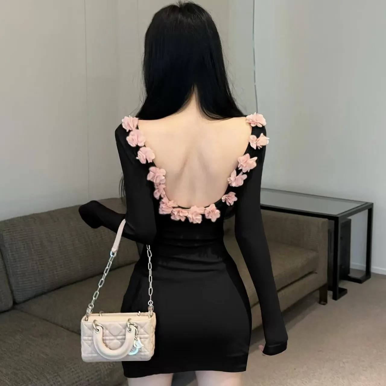 【Dress】きれいめワンピース3色　Z7936