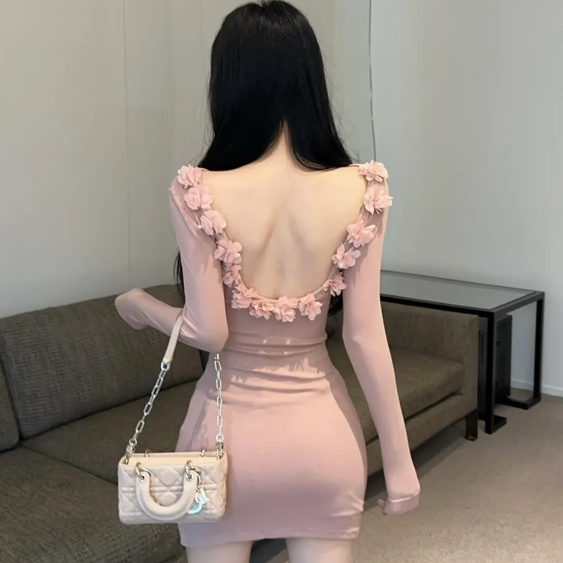 【Dress】きれいめワンピース3色　Z7936
