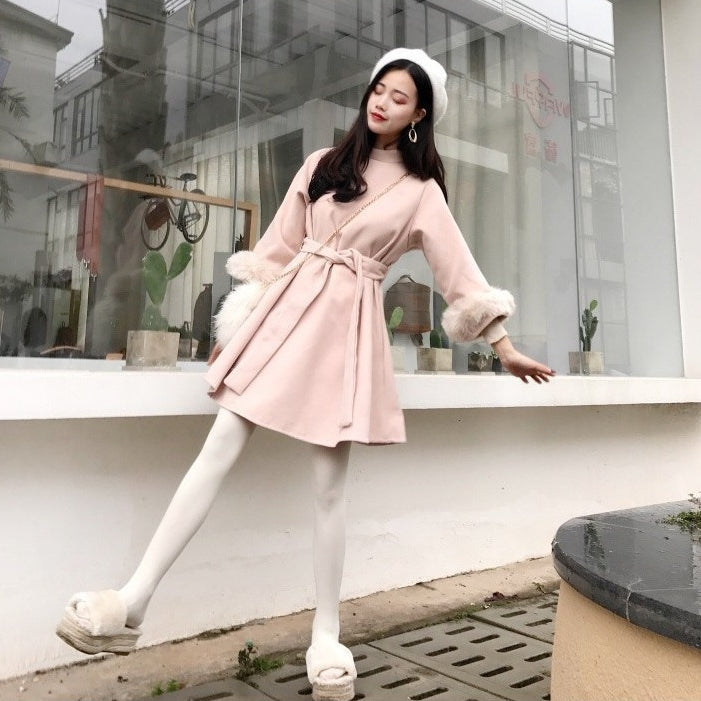 【Dress】ツイード調ワンピース　Z7937