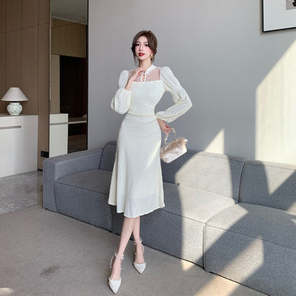 【Dress】チュール切替ワンピース　Z7939