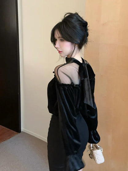 【Tops】メッシュTシャツ    W14525