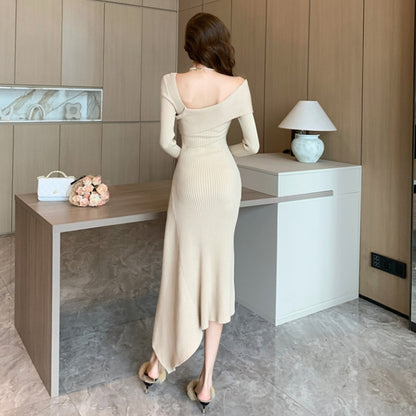 【Dress】肩見せワンピース2色　Z8143