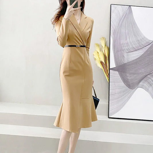 【Dress】マーメイドワンピース　Z8174